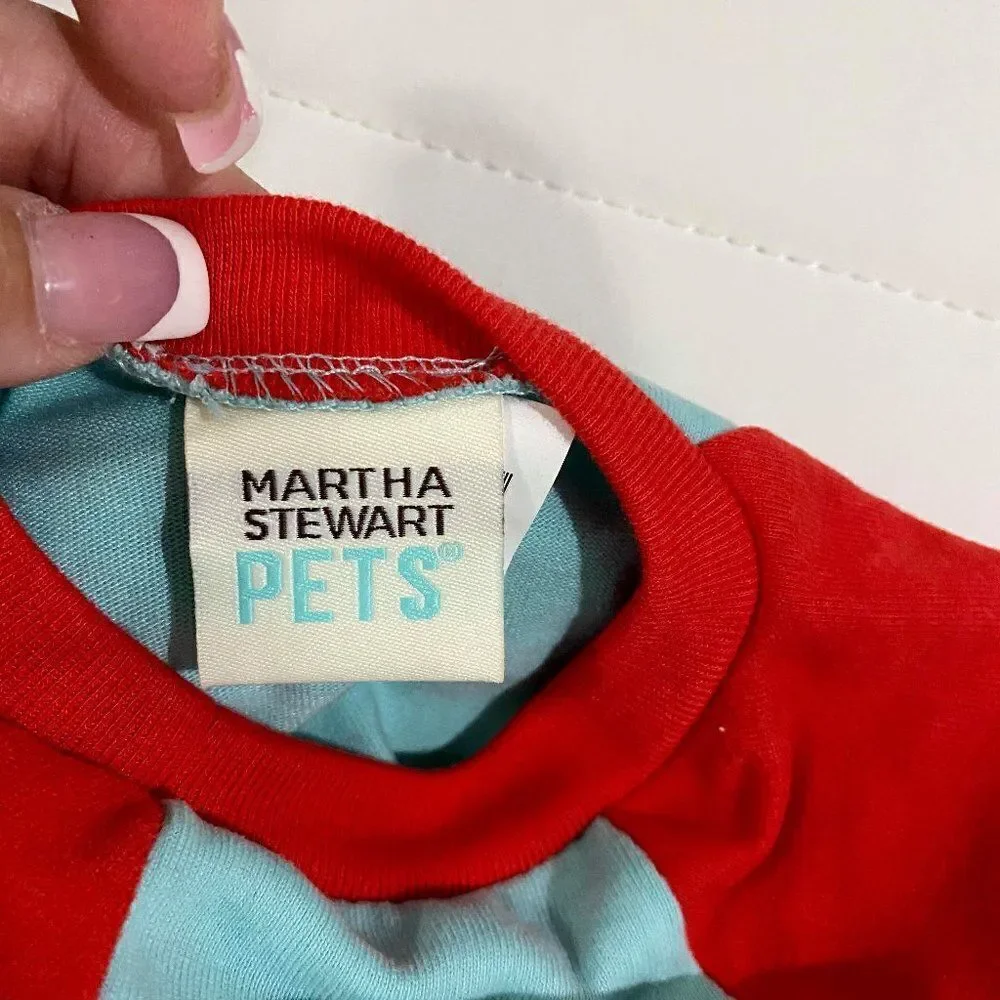 Martha Stewart Santa Helpers Dog Shirt w/ Bow Tie